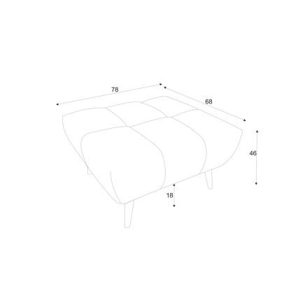 Tabouret ALBA gris
