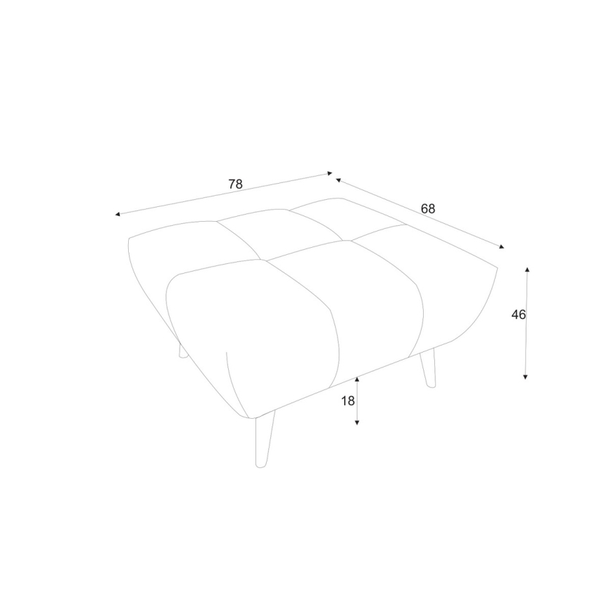 Tabouret ALBA gris
