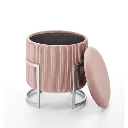 Tabouret CRICKET Ø 40 cm rose