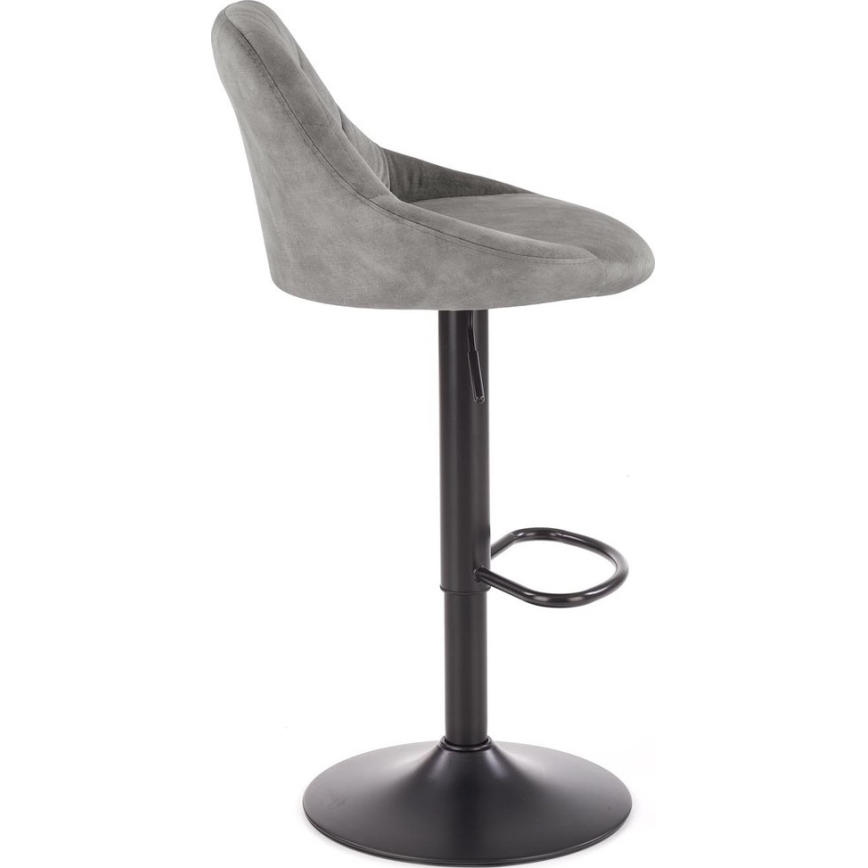 Tabouret de bar 106x47 cm gris/noir