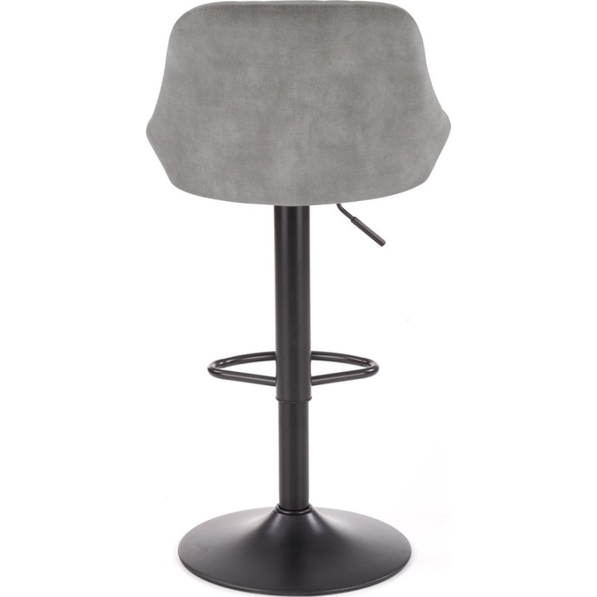 Tabouret de bar 106x47 cm gris/noir