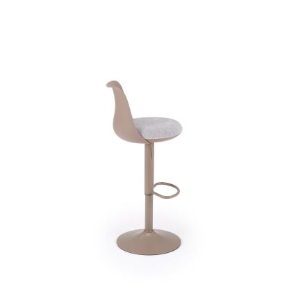 Tabouret de bar RENO marron/gris