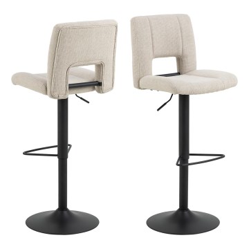 Tabouret de bar SERENA 1 pcs beige