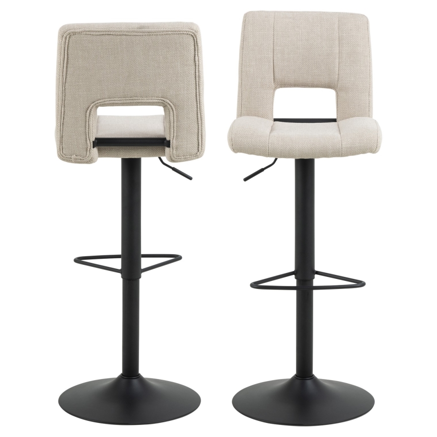 Tabouret de bar SERENA 1 pcs beige