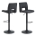 Tabouret de bar SERENA 1 pcs gris foncé