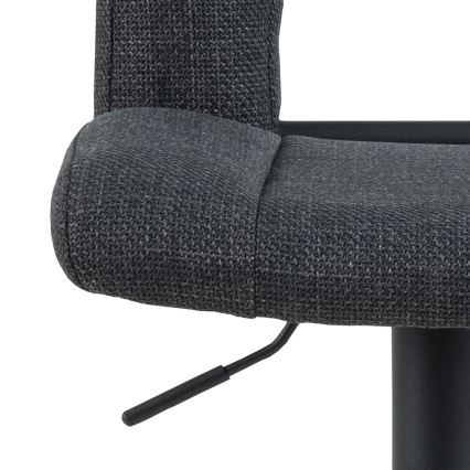 Tabouret de bar SERENA 1 pcs gris foncé