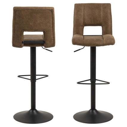 Tabouret de bar SERENA 1 pcs marron clair
