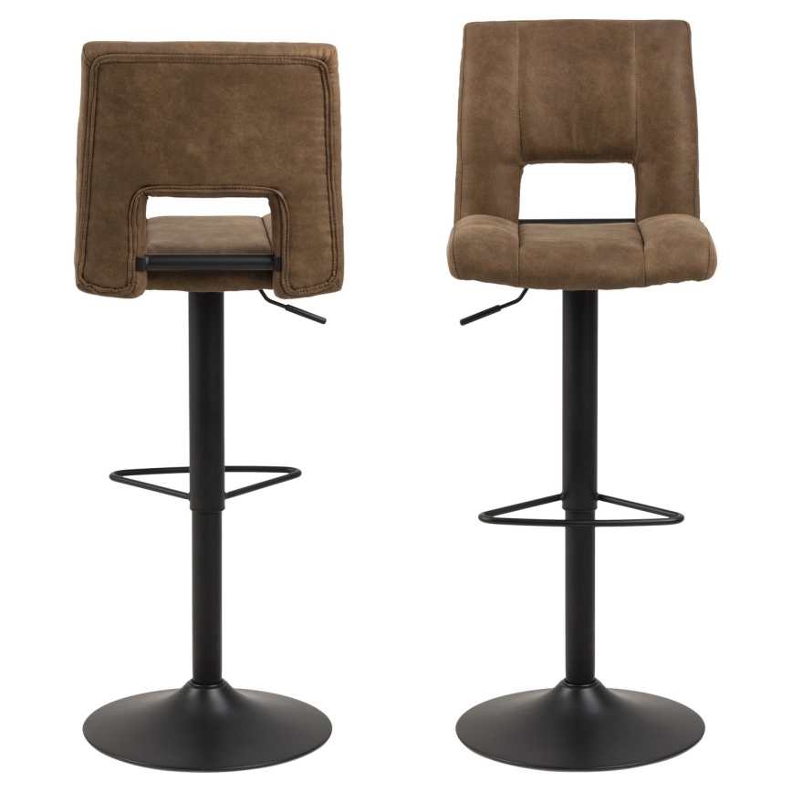 Tabouret de bar SERENA 1 pcs marron clair