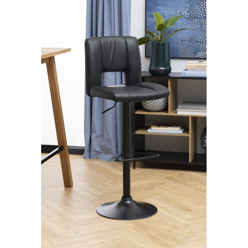 Tabouret de bar SERENA 1 pcs noir