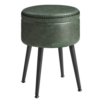 Tabouret en cuir CORE vert