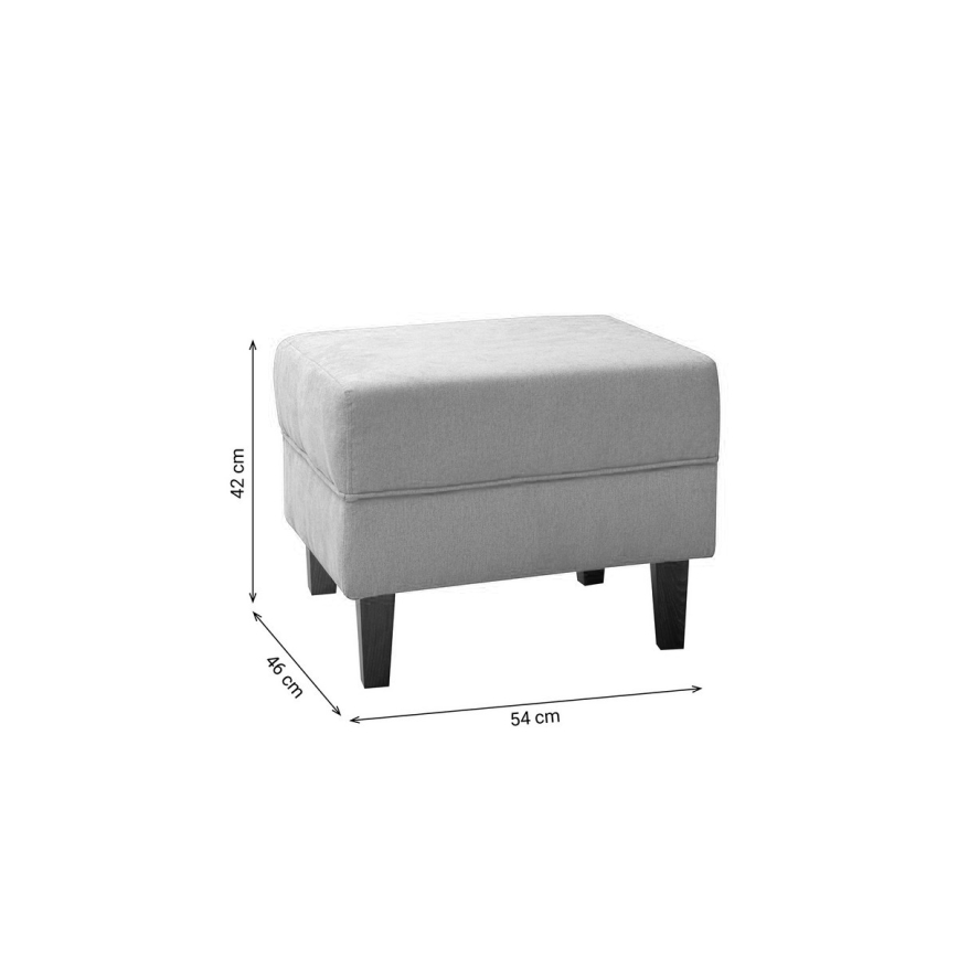 Tabouret GALA 42x54 cm anthracite