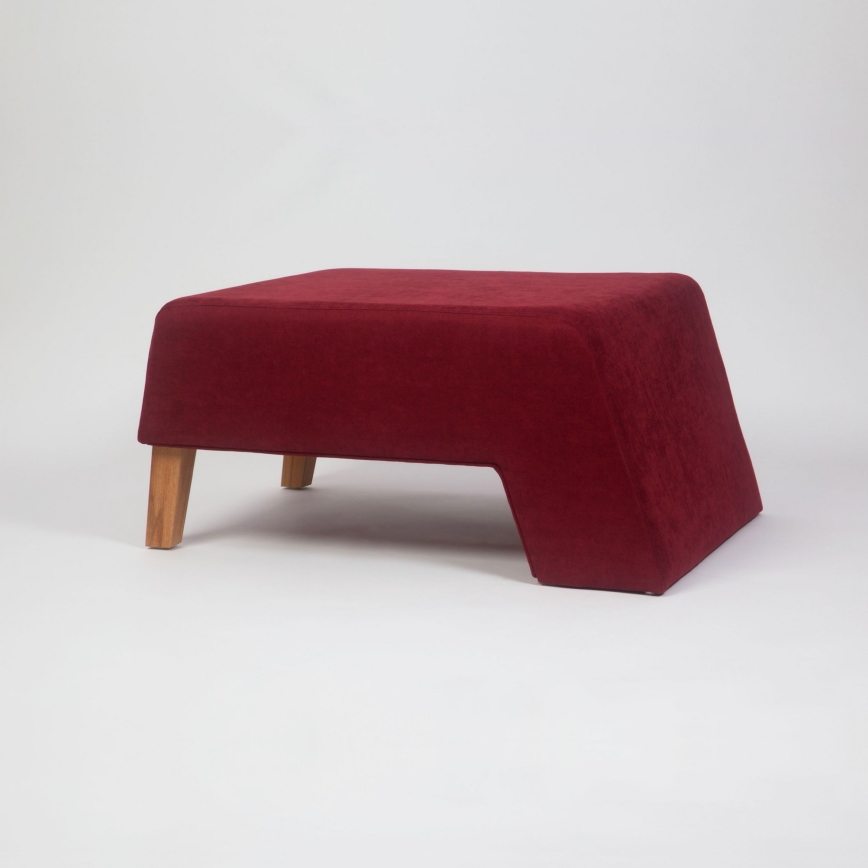 Tabouret KATE 40x84 cm rouge