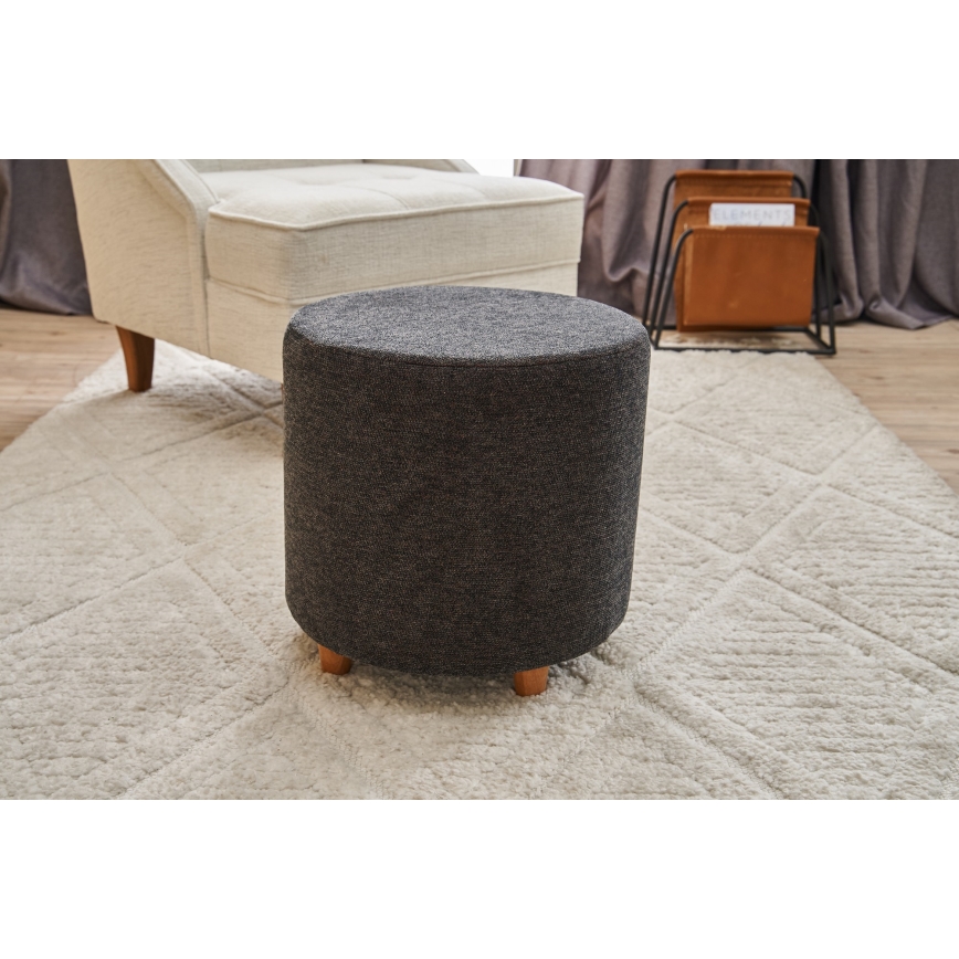 Tabouret KIMA Ø 40 cm anthracite