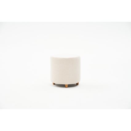 Tabouret KIMA Ø 40 cm crème