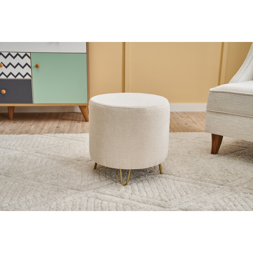 Tabouret NANI Ø 40 cm crème