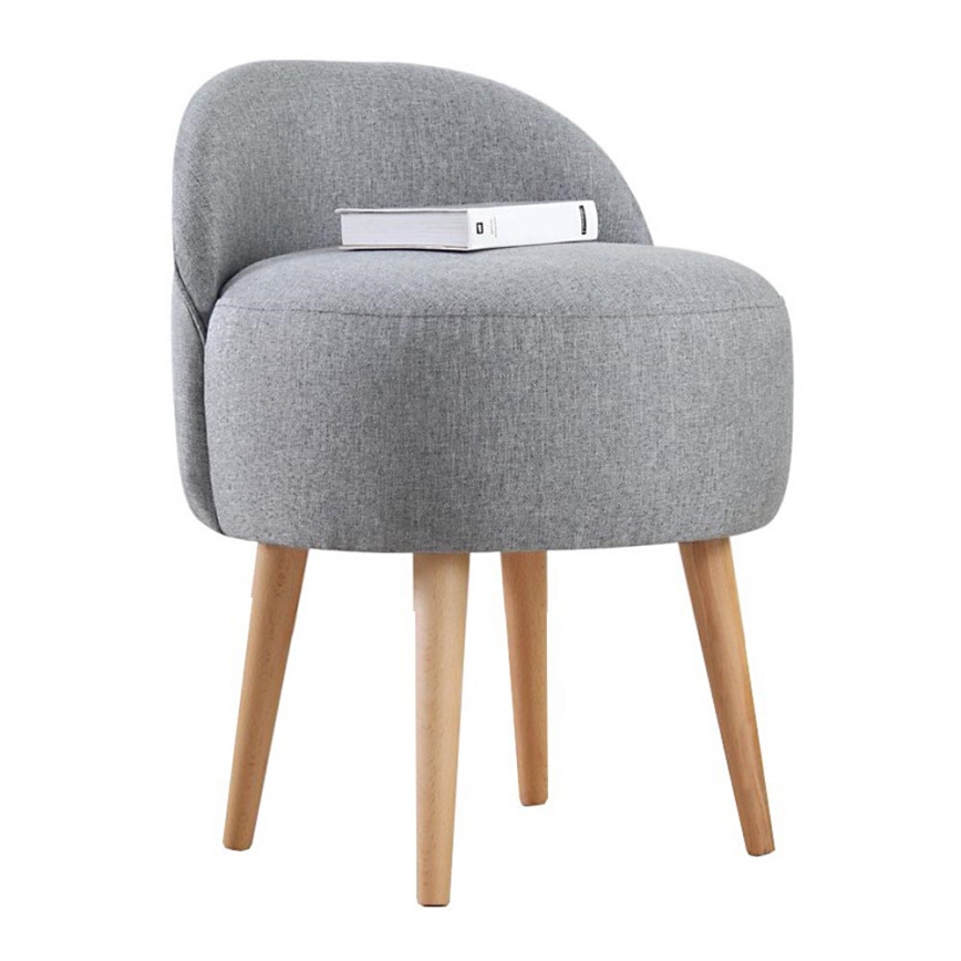 Tabouret NIKI Ø 46 cm gris