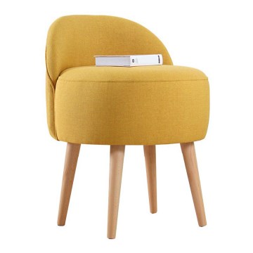 Tabouret NIKI Ø 46 cm jaune