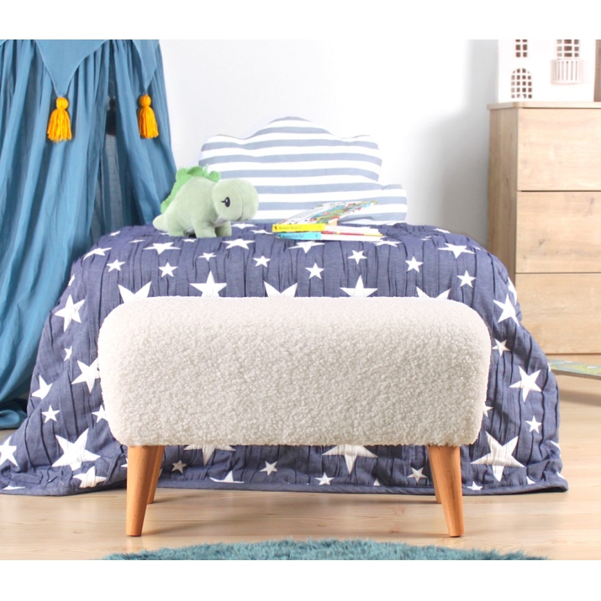 Tabouret PIXI 32x61 cm blanc