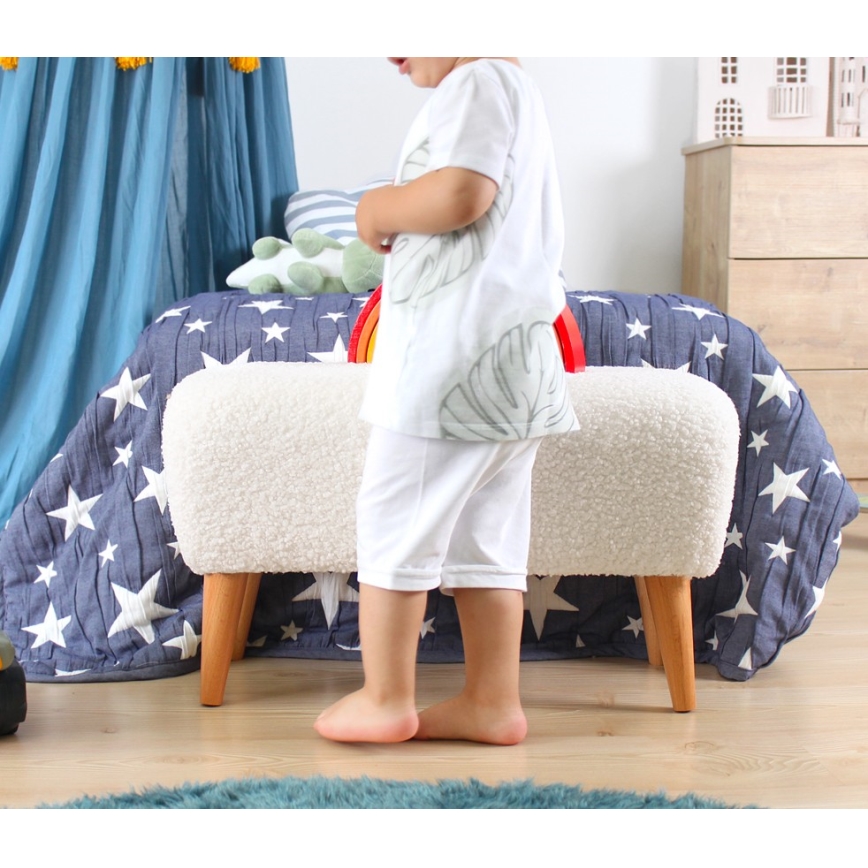 Tabouret PIXI 32x61 cm blanc