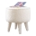 Tabouret PIXI Ø 38 cm blanc