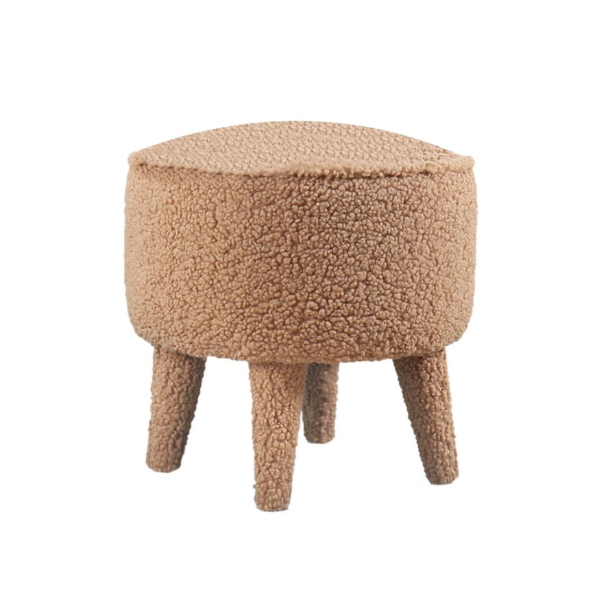 Tabouret PIXI Ø 38 cm, marron