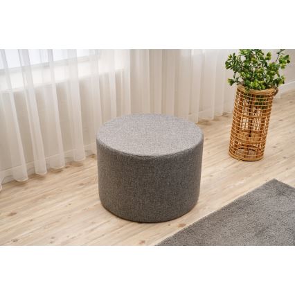 Tabouret RABO Ø 58 cm gris