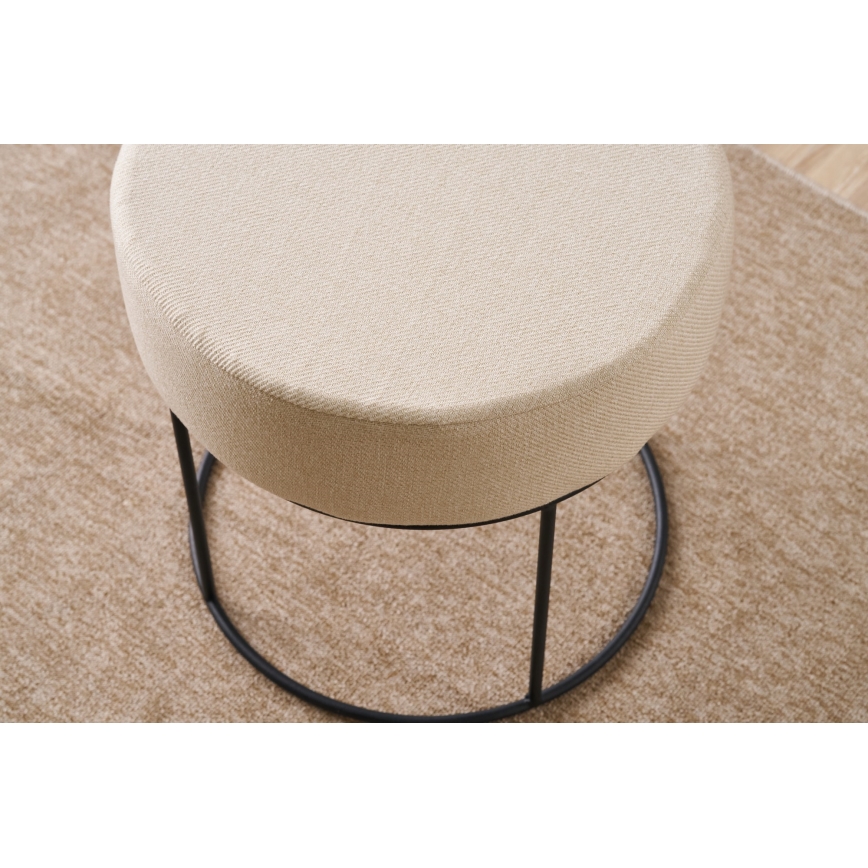 Tabouret RELO Ø 40 cm crème
