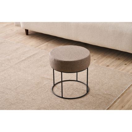 Tabouret RELO Ø 40 cm, marron