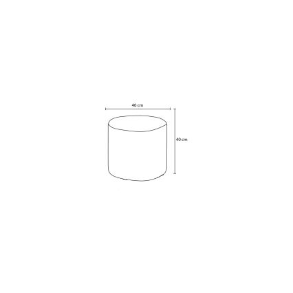 Tabouret RONDO Ø 40 cm crème