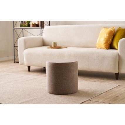 Tabouret RONDO, Ø 40 cm, marron
