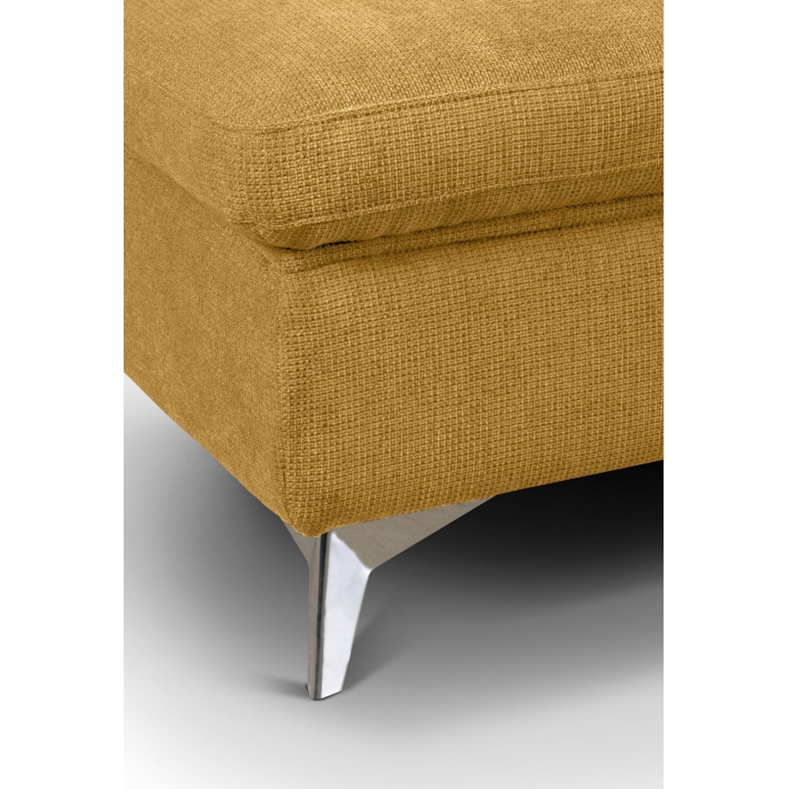 Pouf SALERNO 66x100 cm jaune