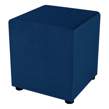 Tabouret SIX 40x40 cm bleu foncé