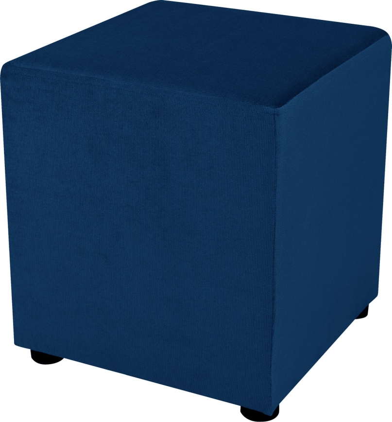 Tabouret SIX 40x40 cm bleu foncé