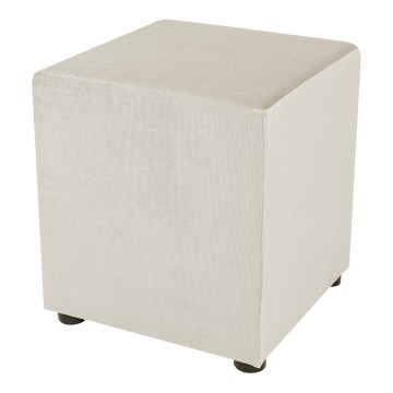 Tabouret SIX 40x40 cm crème