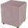 Tabouret SIX 40x40 cm rose