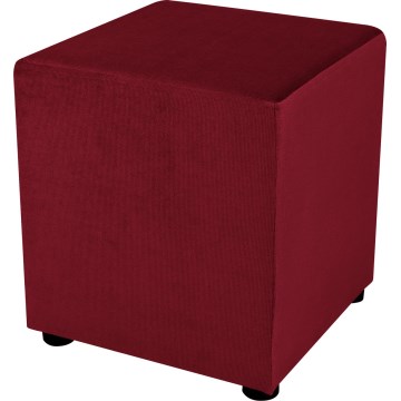 Tabouret SIX 40x40 cm rouge
