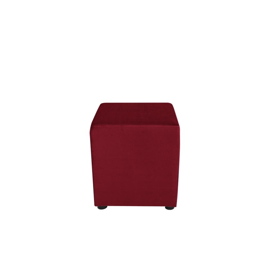 Tabouret SIX 40x40 cm rouge