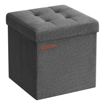 Tabouret SULTAN 30x30 cm gris
