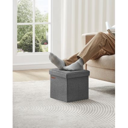 Tabouret SULTAN 30x30 cm gris