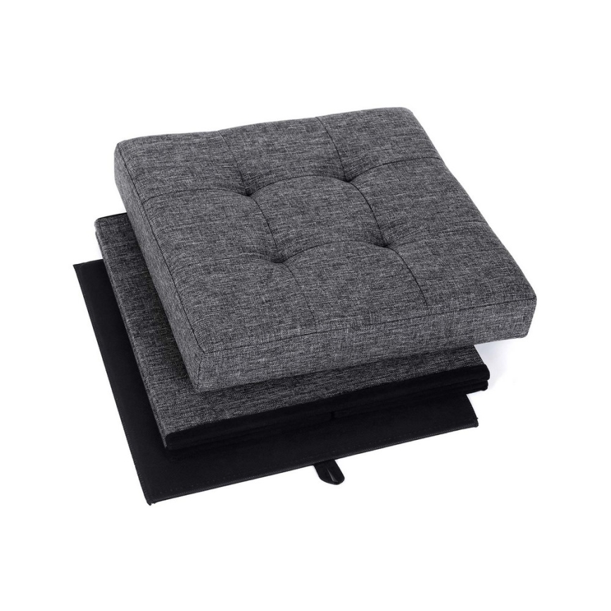 Tabouret SULTAN 38x38 cm gris