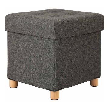Tabouret SULTAN 38x40 cm gris foncé