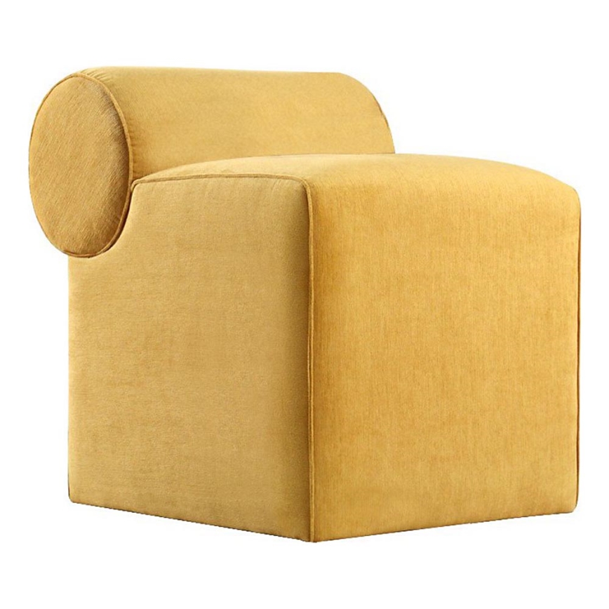 Tabouret TIKI 47x45 cm jaune