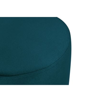 Tabouret VEX, diamètre 36 cm, turquoise