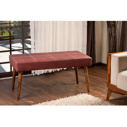 Tabouret VITO 46 x 92 cm rouge