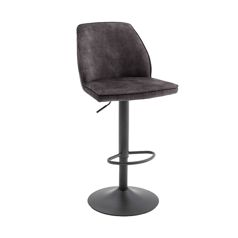Tabourets de bar NEXORO gris anthracite
