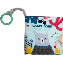 Taf Toys - Livre en textile pour enfant ourson