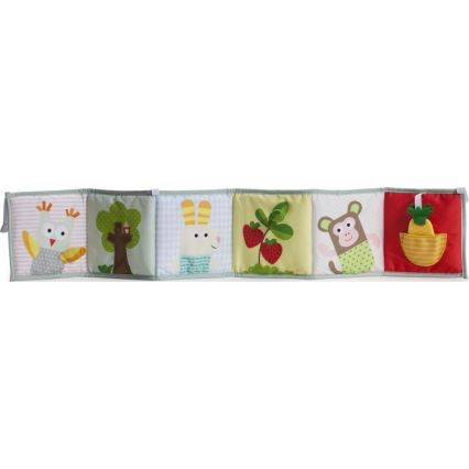 Taf Toys - Livre textile pour enfants 3en1 animaux