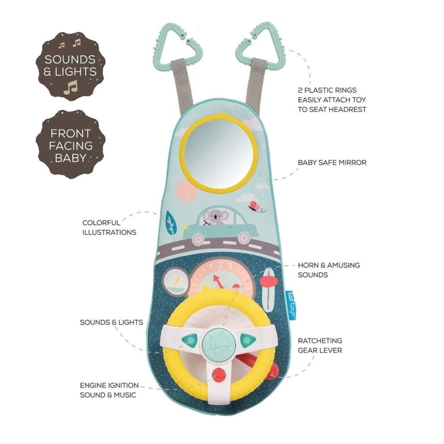 Taf Toys - Voiture jouet Koala 2xAA