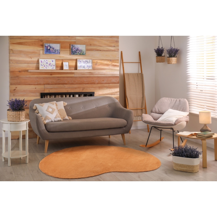 Tapis antidérapant LOREN 160 x 230 cm orange