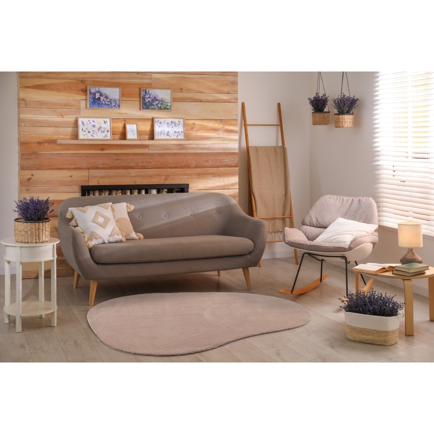 Tapis antidérapant LOREN 160x230 cm beige